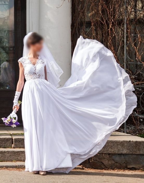 Свадебное платье и фата в подарок