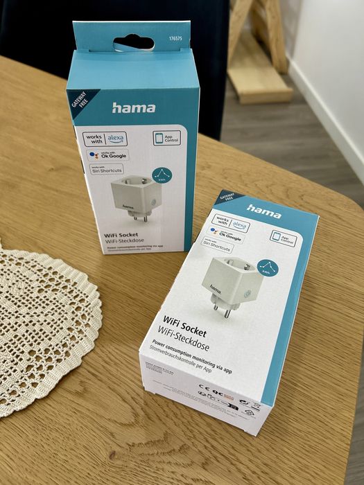 Hama Smart Socket, indoor x 2 Tomada Inteligente