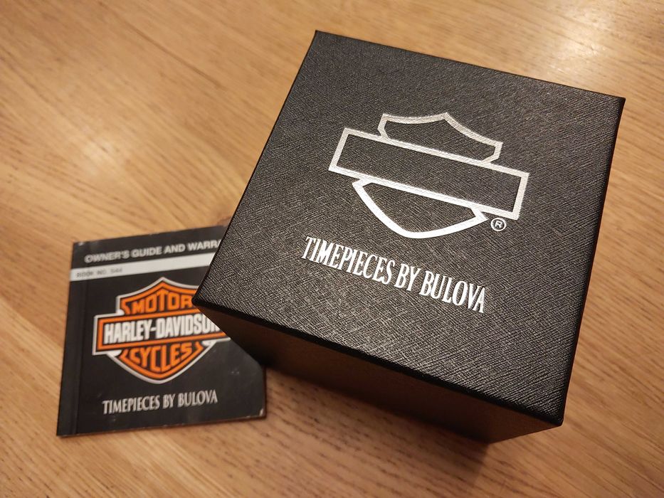 Harley Davidson Bulova Piękny Zegarek Damski Złoty Kolekcja Rocznicowy