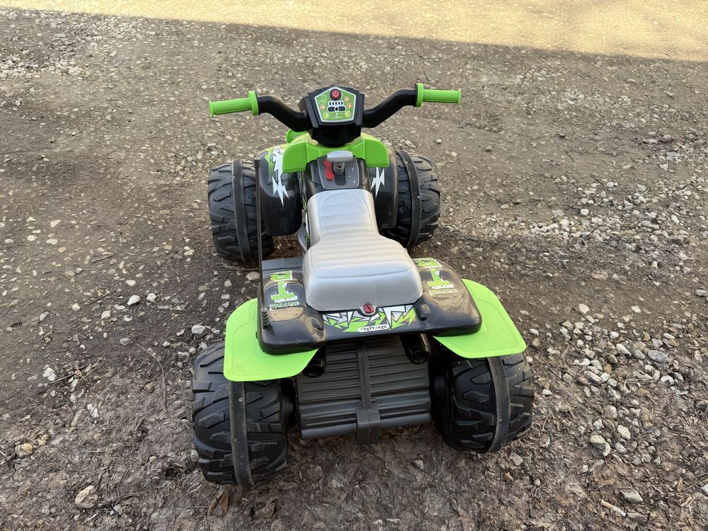 Peg Perego corral t-rex 330w włoski quad auto na akumulator