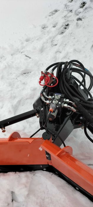 Pług do śniegu składany