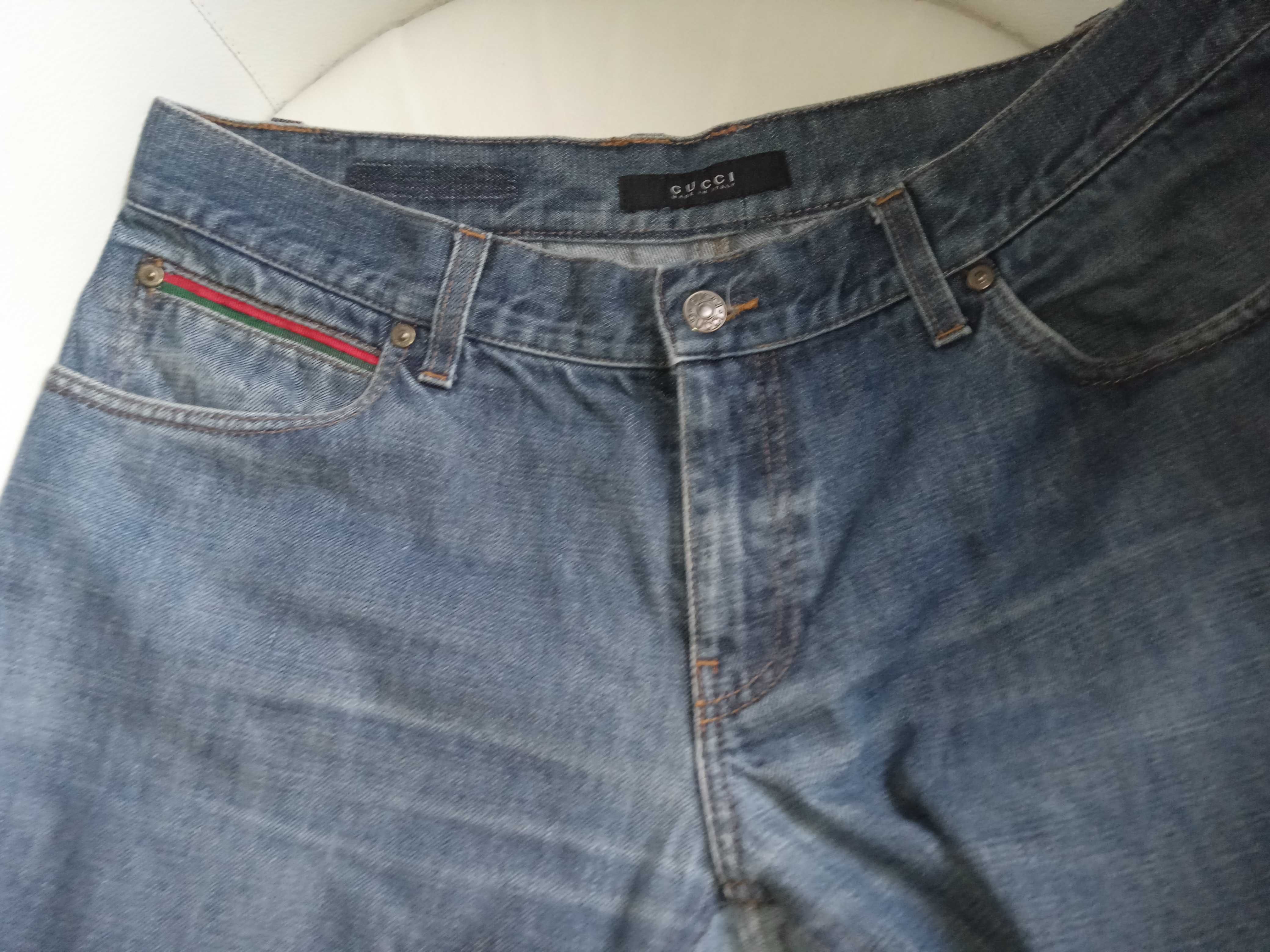 Gucci jeansy 100% oryginalne wysoki stan sklep 1700 zł-38/40