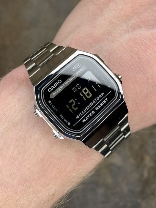 Годинник Casio A168XES + ремінець Оригінал Гарантія Касио Часы