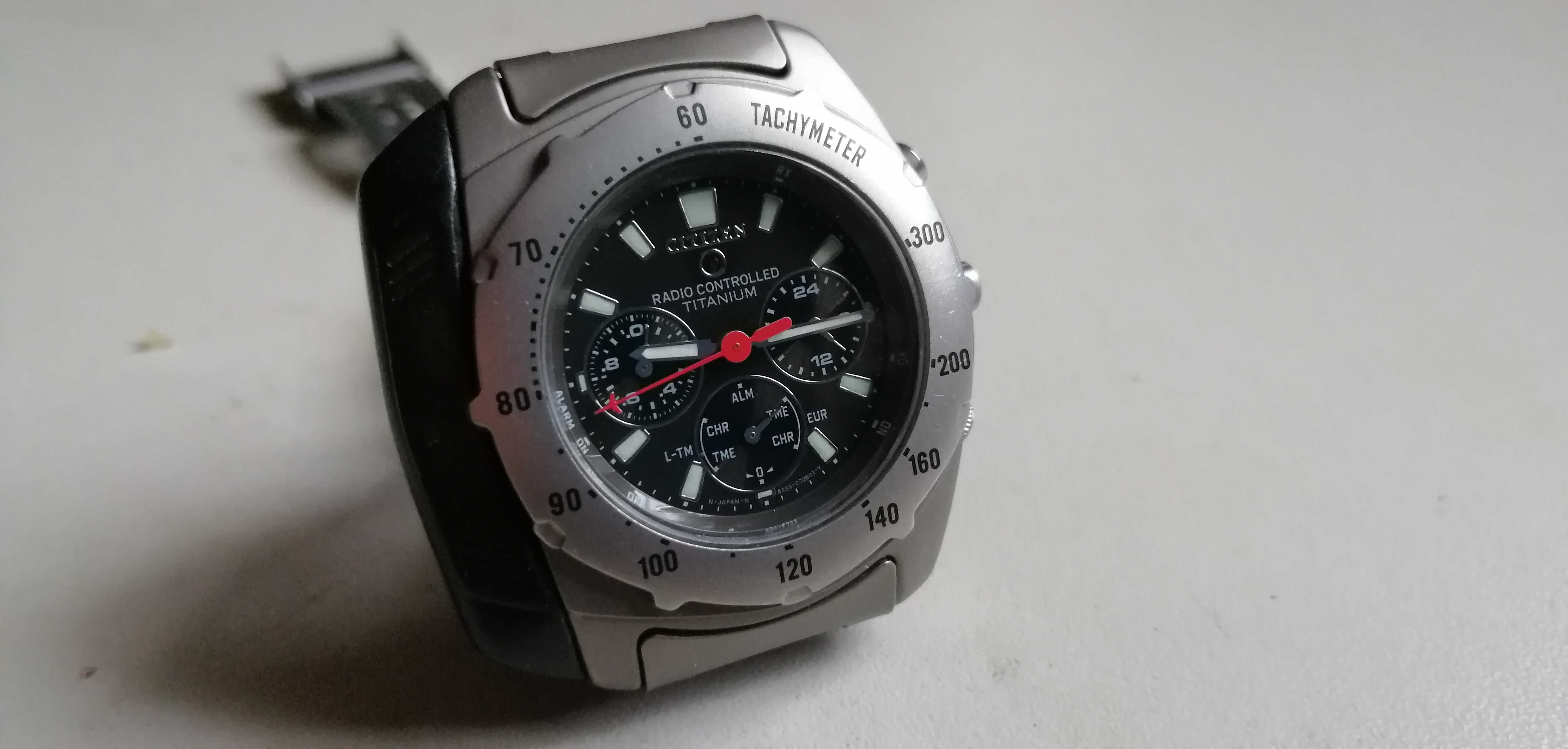 CITIZEN - SPACEMASTER - radio - tytan - zegarek - 2