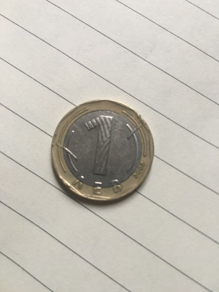 Продам монету один Лев Болгария 2002 г.