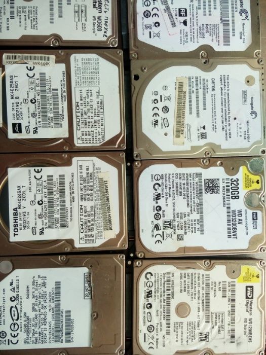 Продам не рабочие HDD 2,5 ide,sata