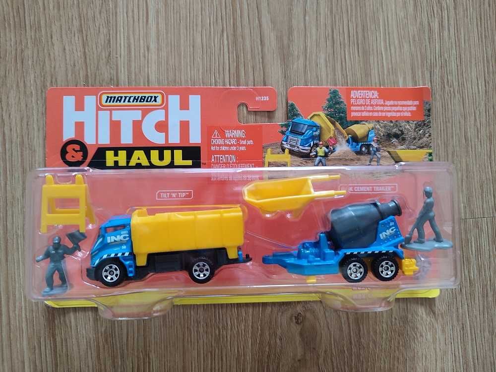 MATCHBOX 2022 MBX CEMENT Trailer zestaw nowy