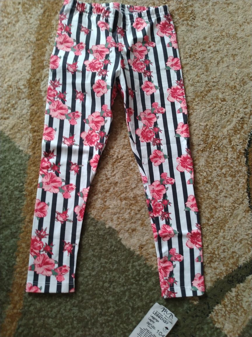 Legginsy dla dziewczynki 104 cm