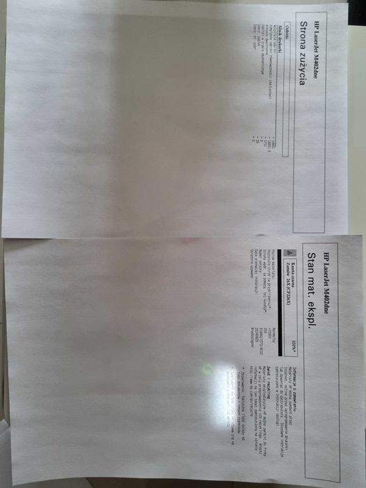 Drukarka HP Laser M402dne od 5 tys. oryginalny toner 100% duplex sieć