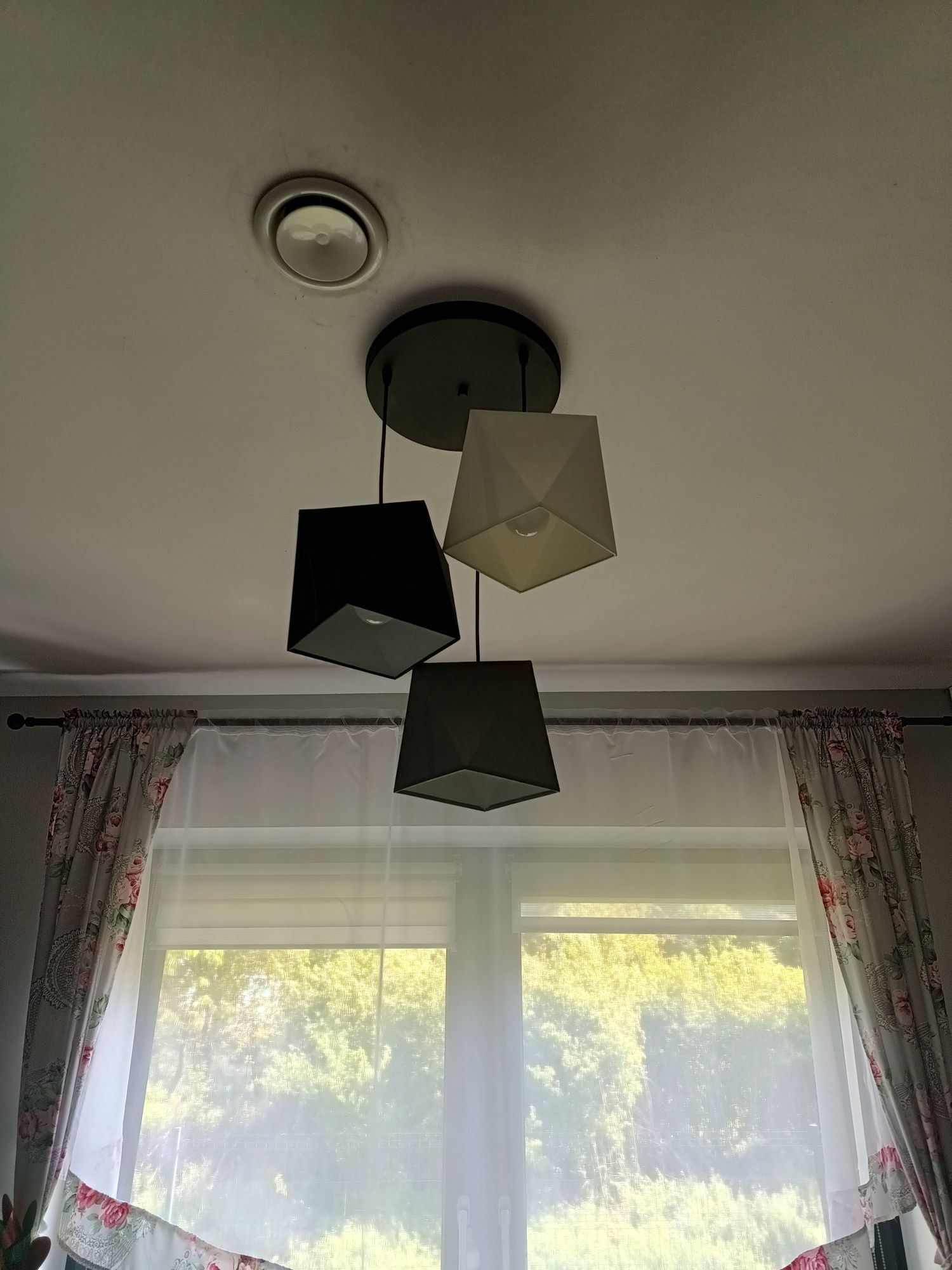 Lampa wisząca sufitowa + kinkiet