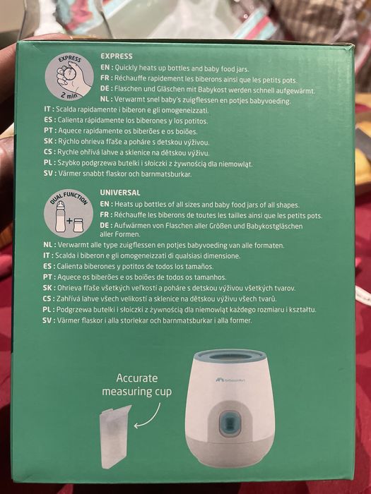 Aquecedor de biberão elétrico expresso Bebeconfort