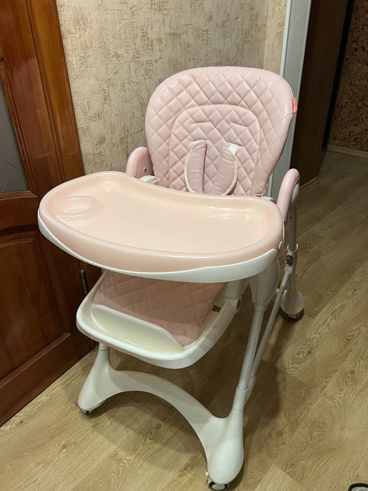 Стільчик для годування Carrello(Рожевий)