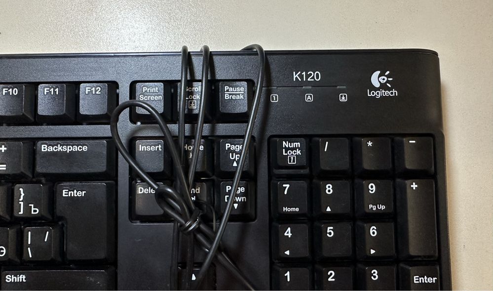 Клавіатура дротова Logitech K 120 USB