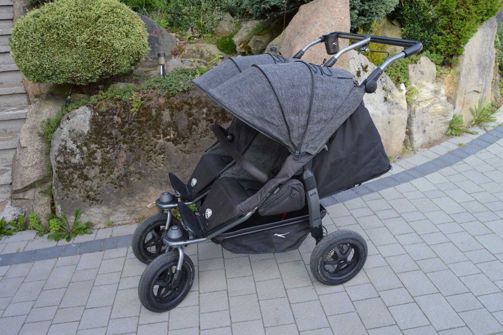 Wózek Bliźniaczy TFK Duo Air Premium Anthracite