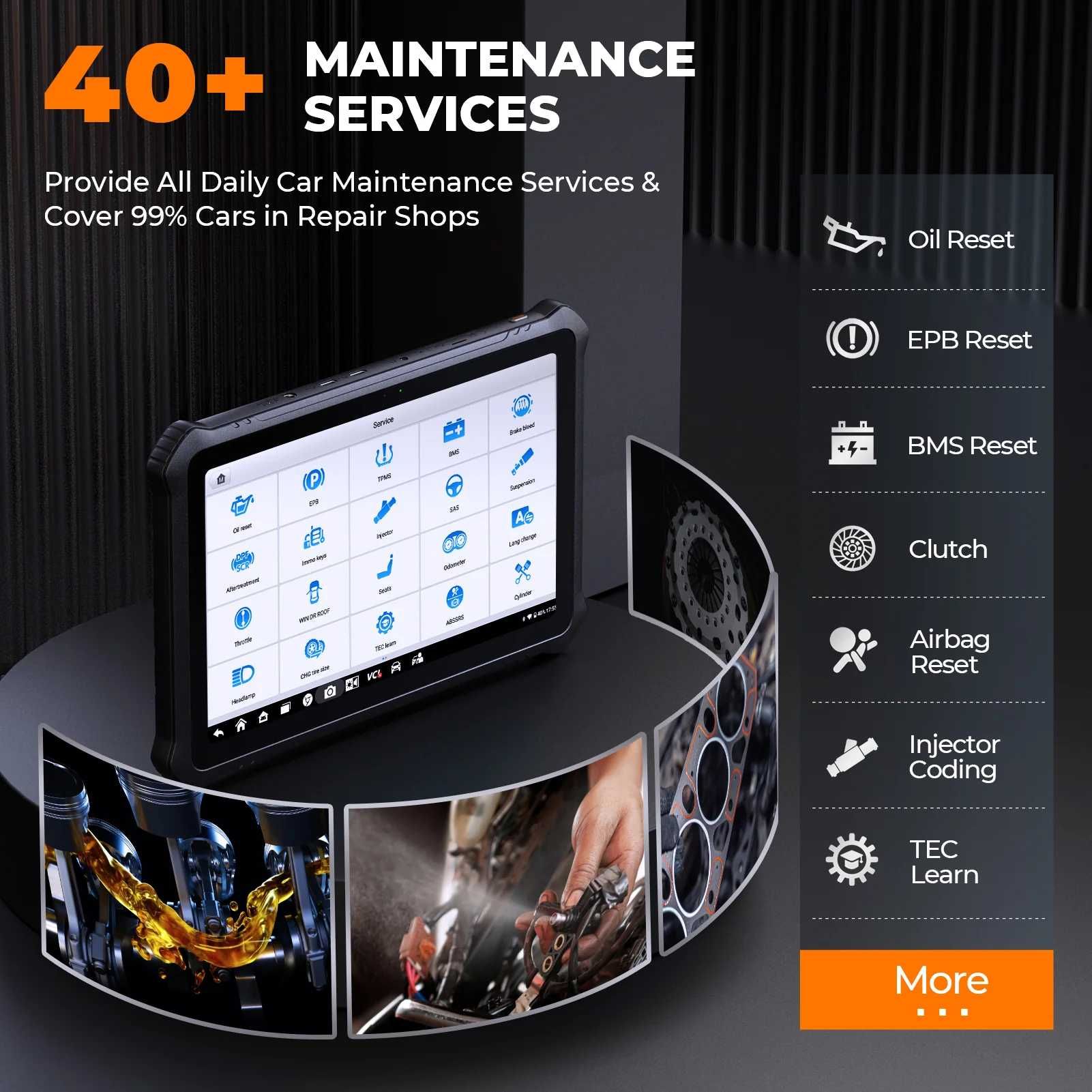 Autel OTOFIX D1 PROS KIT Máq Diagnóstico OBD 40 Funções (NOVO)
