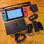 Konsola NINTENDO SWITCH V2 Stacja Joy Cony Grip HDMI Stan BDB 8/10