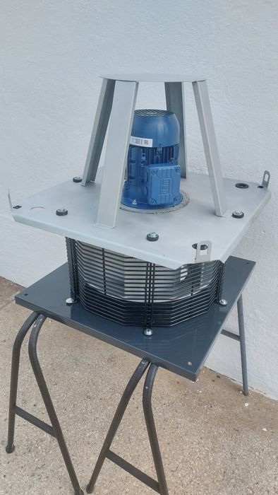 Ventilador extrator 5800 m3h Ar fumos churrasqueiras restaurantes