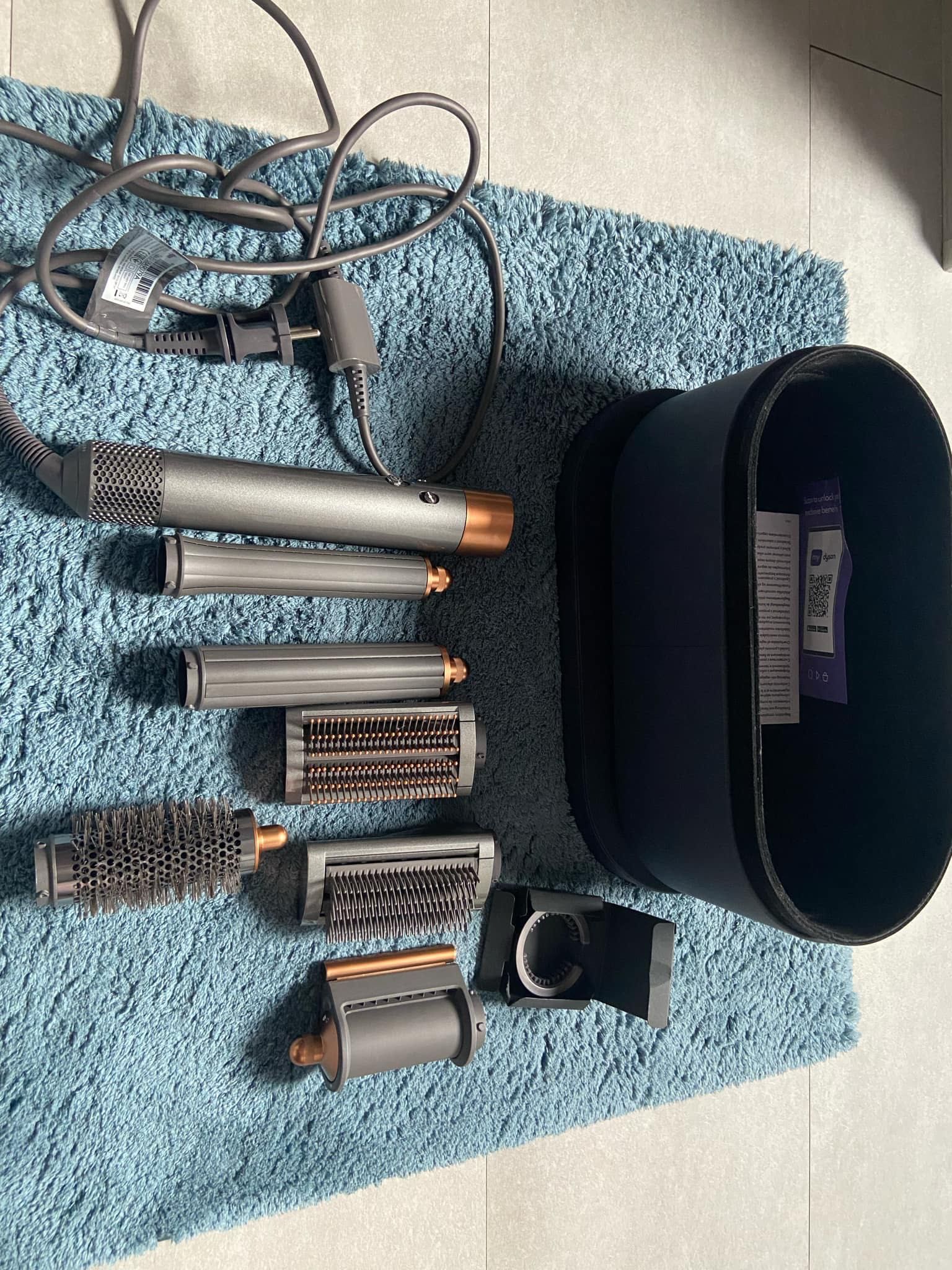 Suszarko-lokówka DYSON Airwrap Complete Long Srebrny 30, 40 mm 1300 W