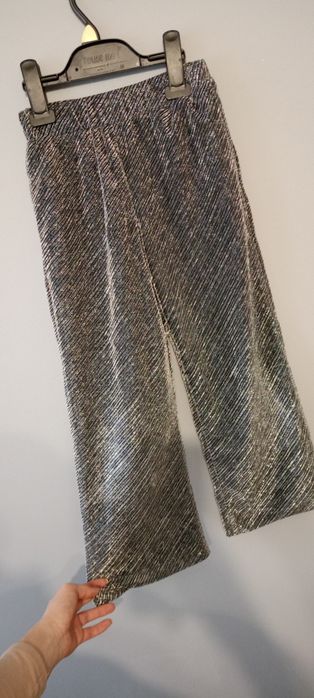 Name it szerokie spodnie szare srebrne name IT 122 128
