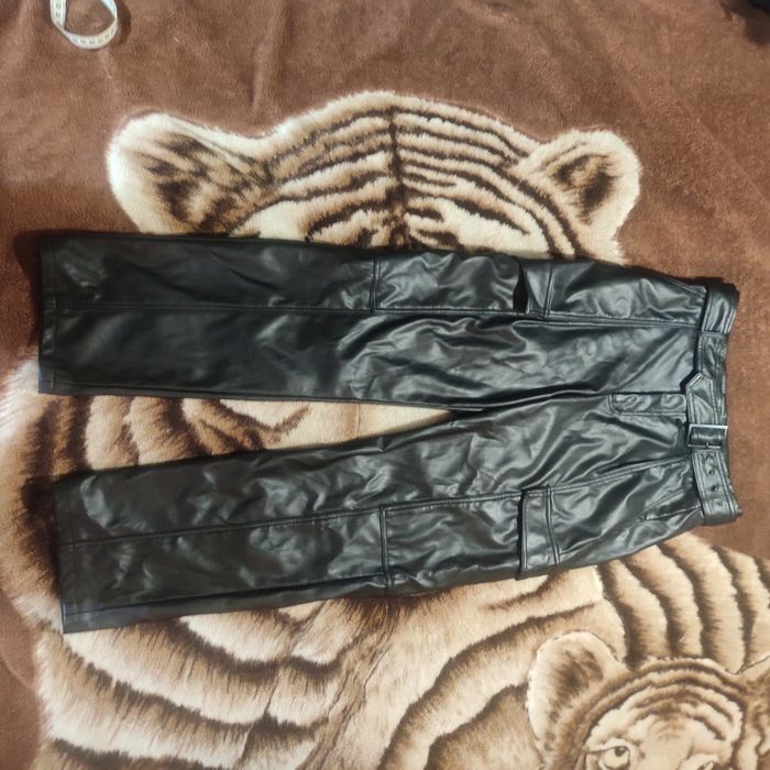 шкіряні  штани 32 розмір