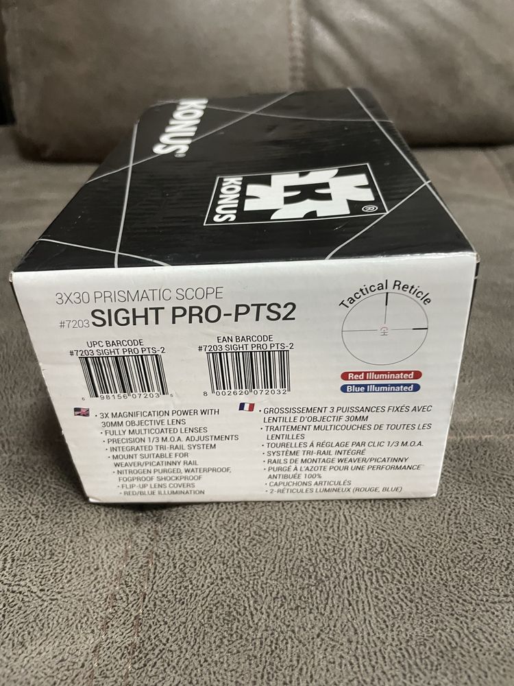 Прицел Каліматор KONUS SIGHT-PRO PTS2