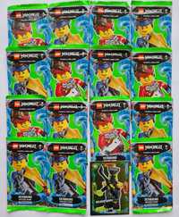 25 saszetek/125 kart Lego Ninjago 7 Następny poziom+ ZŁOTA Karta