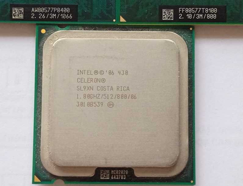 Процессор Intel Celeron 430, SL9XN 1.8 GHz + 2 процессора к ноутбуку