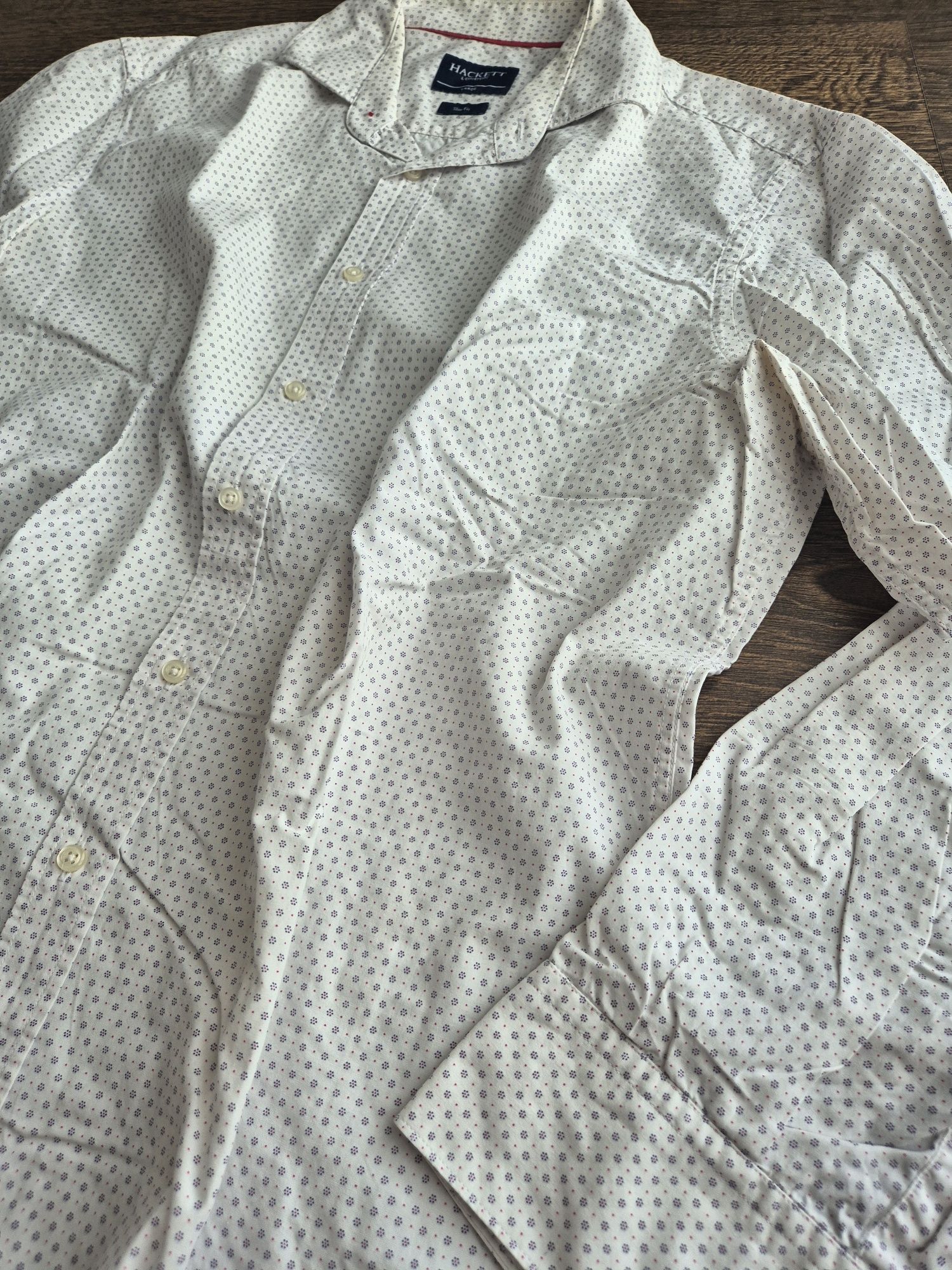 Hackett london large L slim fit koszula męska w kratę