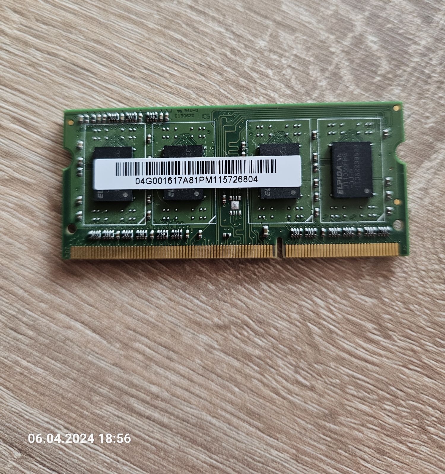 Pamięć ASint DDR3 1 GB -1333 SSY3128 M8