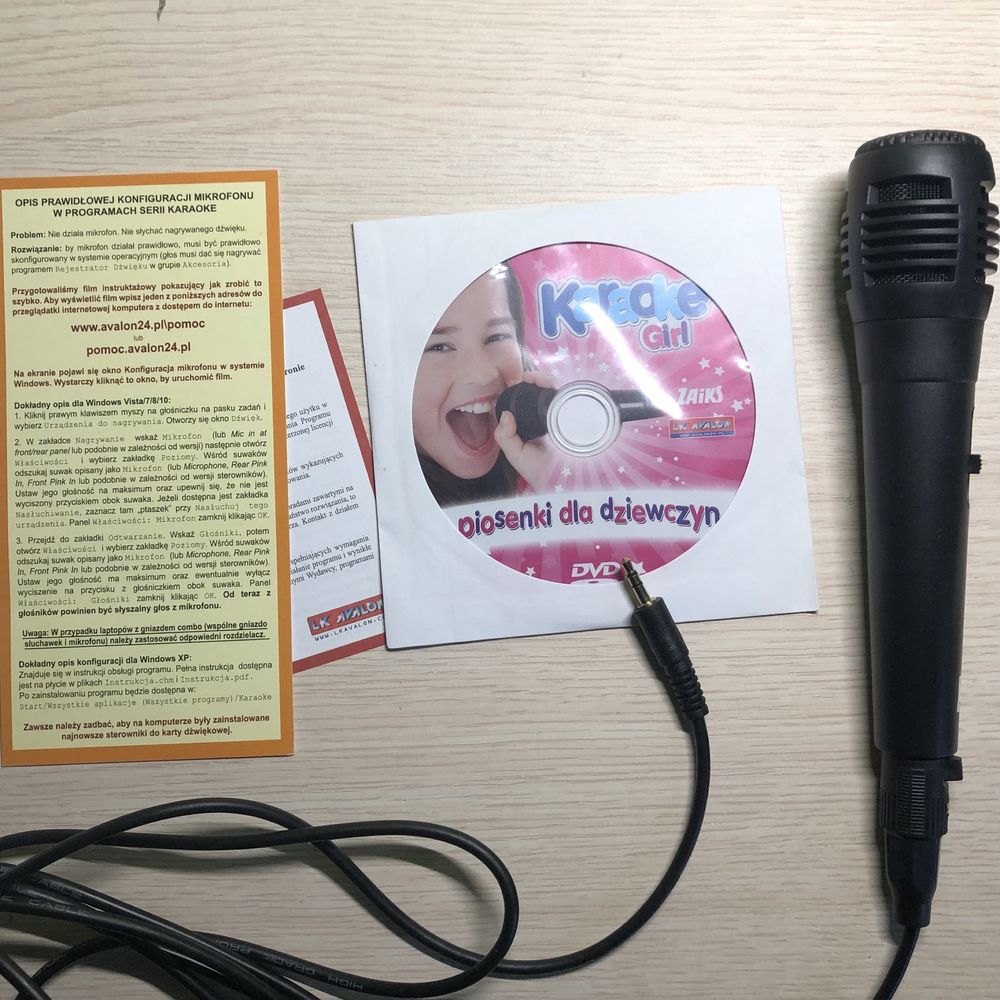 Karaoke Gra PC Śpiewanie z mikrofonem