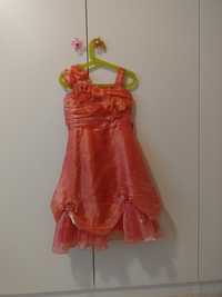 Sukienka różowa z torebką 128