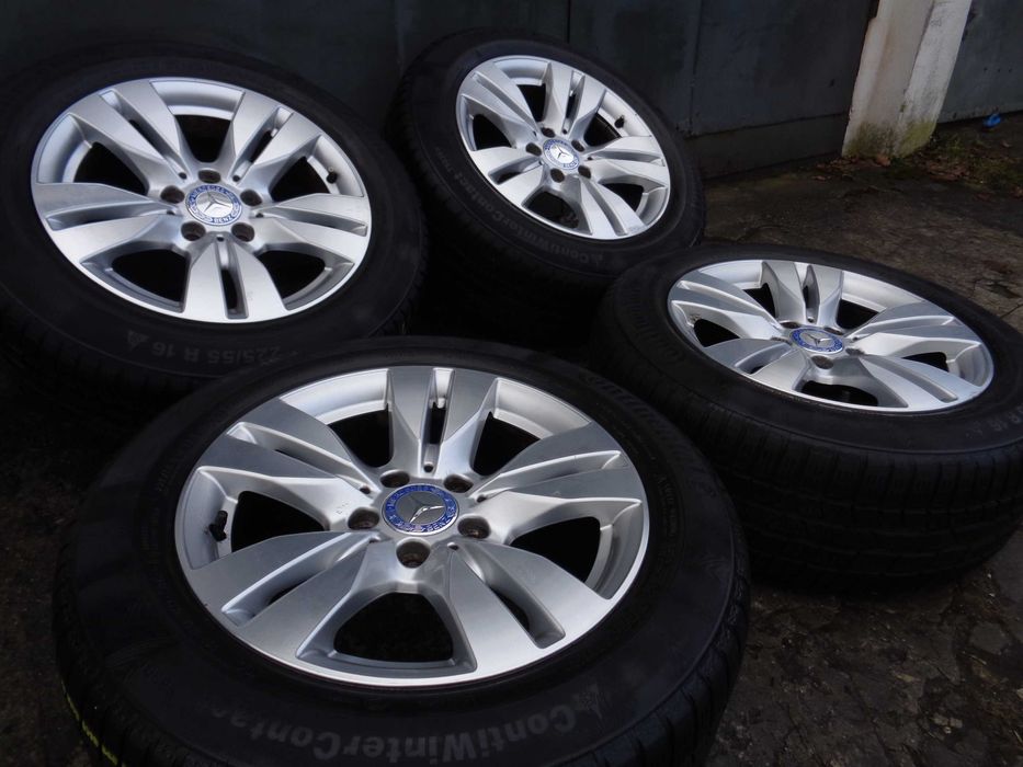 Oryginalne alufelgi MERCEDES E Klasa W212 16 cali 5x112 + opony