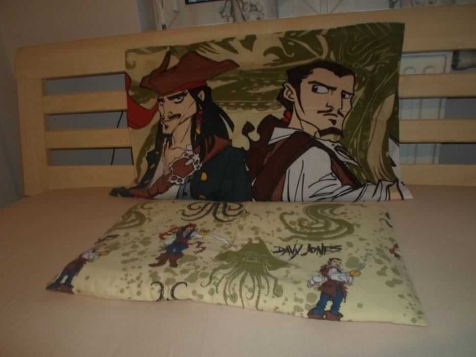 Pościel Piraci z Karaibów 4 częściowa prześcieradło na gumce poszwa