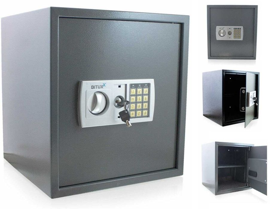 SEJF ŚRENI Domowy / Biurowy na szyfr elektroniczny 3 kolory