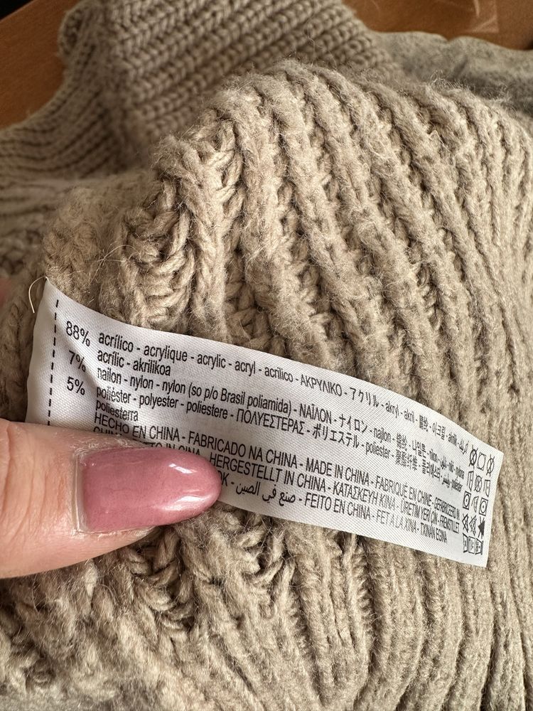 Sukienka sweterkowa Zara rozmiar M na jesień zimę