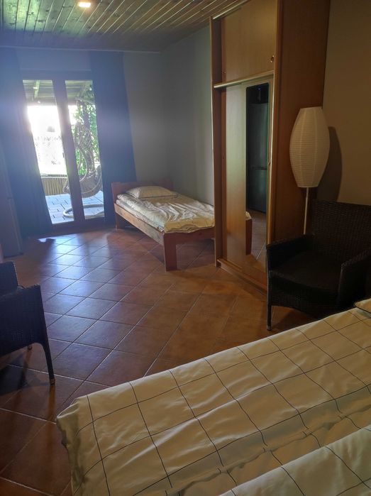 Domek do wynajęcia nad jeziorem na mazurach.