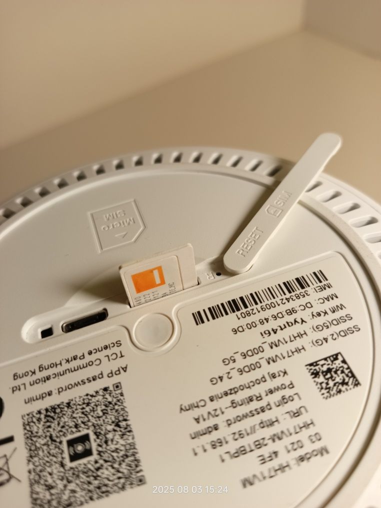 Router LTE 4G na kartę SIM WiFi 5 GHz modem do komputera laptopa
