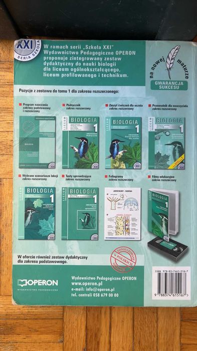 Biologia Operon - podręcznik zakres rozszerzony 1-3