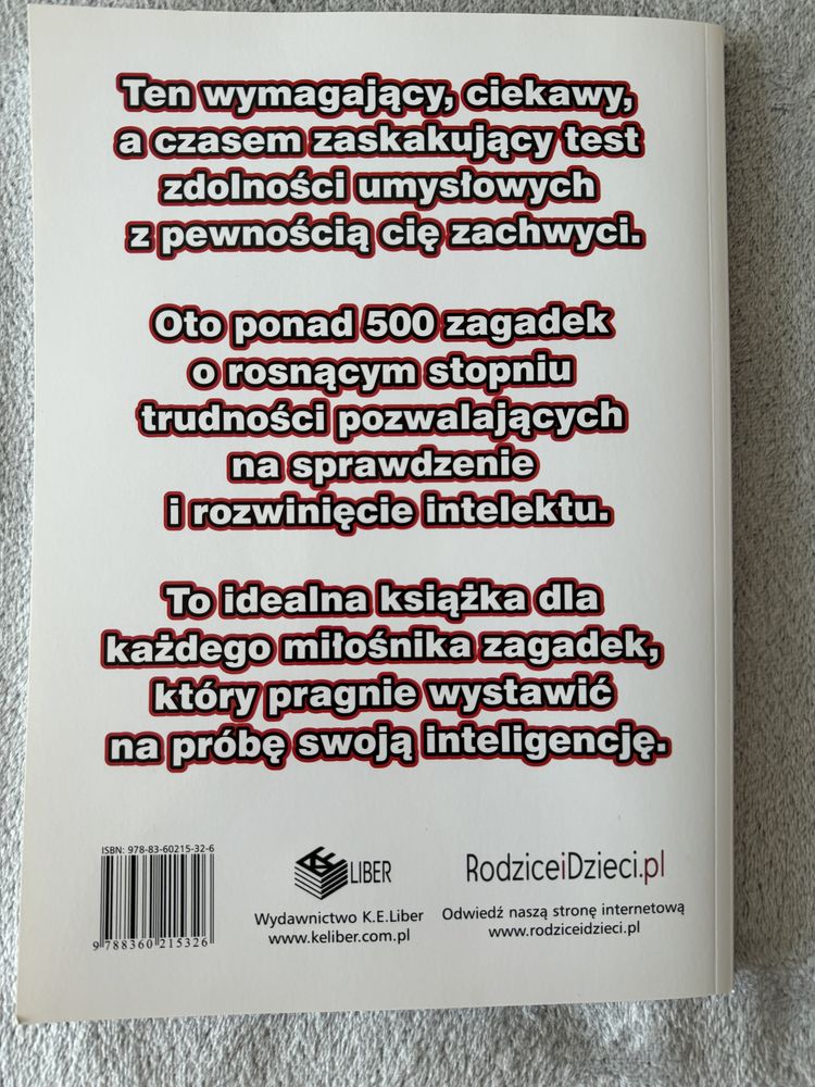 500 łamigłówek, zagadek logicznych i testow IQ