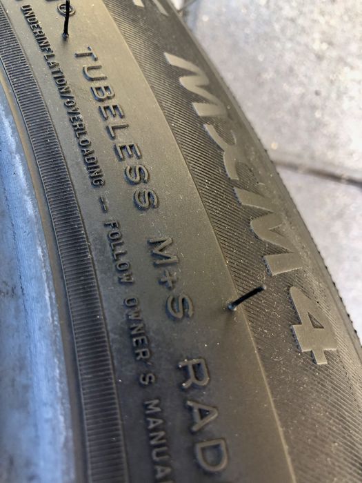 235 55 r18 MICHELIN Pilot M+S 2 opony całoroczne wielosezonowe wysokie