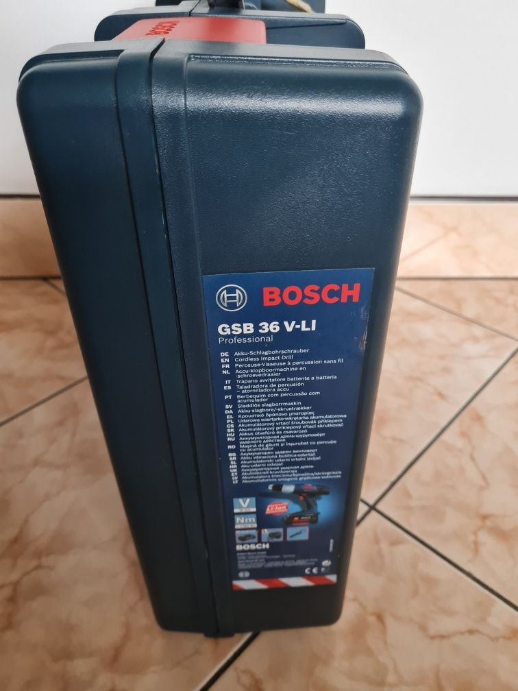 Bosh GSB 36 V-Li Professional udarowa wiertarko-wkrętarka