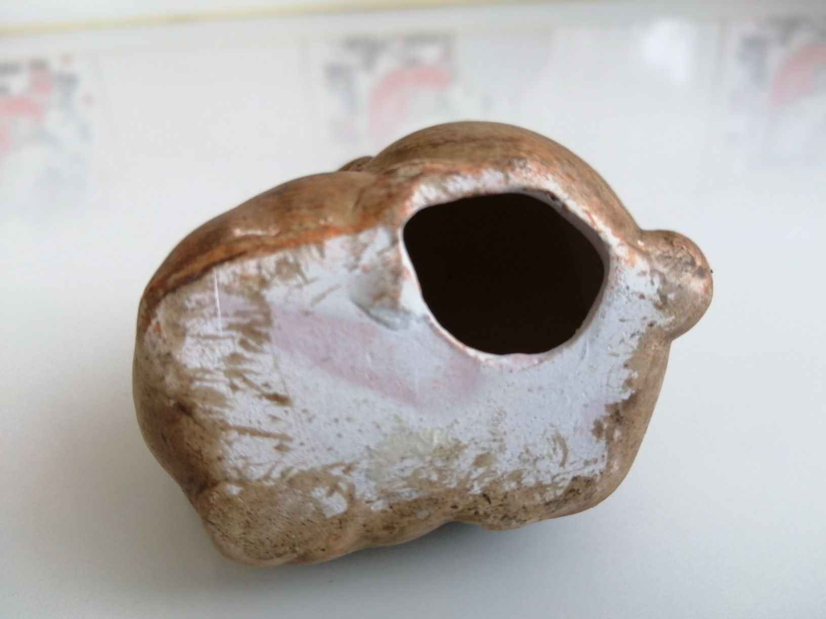 Figurka zając królik porcelana ceramika PRL