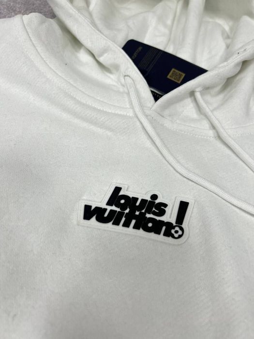 ХУДІ LOUIS VUITTON Женская кофта Луи белый свитшот с капюшоном Осень