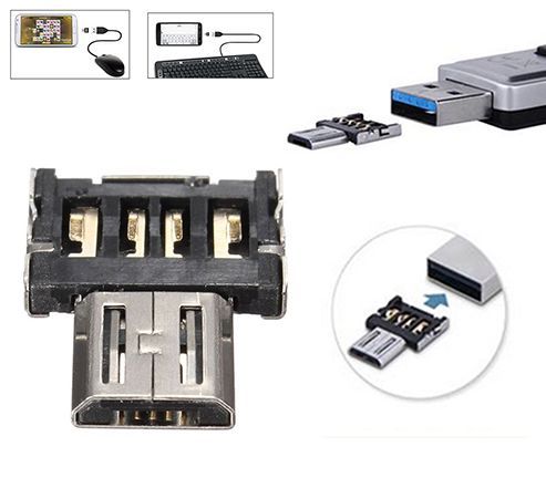 Adaptador OTG (Usb to Micro Usb) - Novo [OLX.A02]