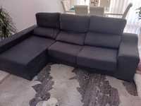 Vendo Sofá Chaise Longue 3 Lugares em bom estado geral