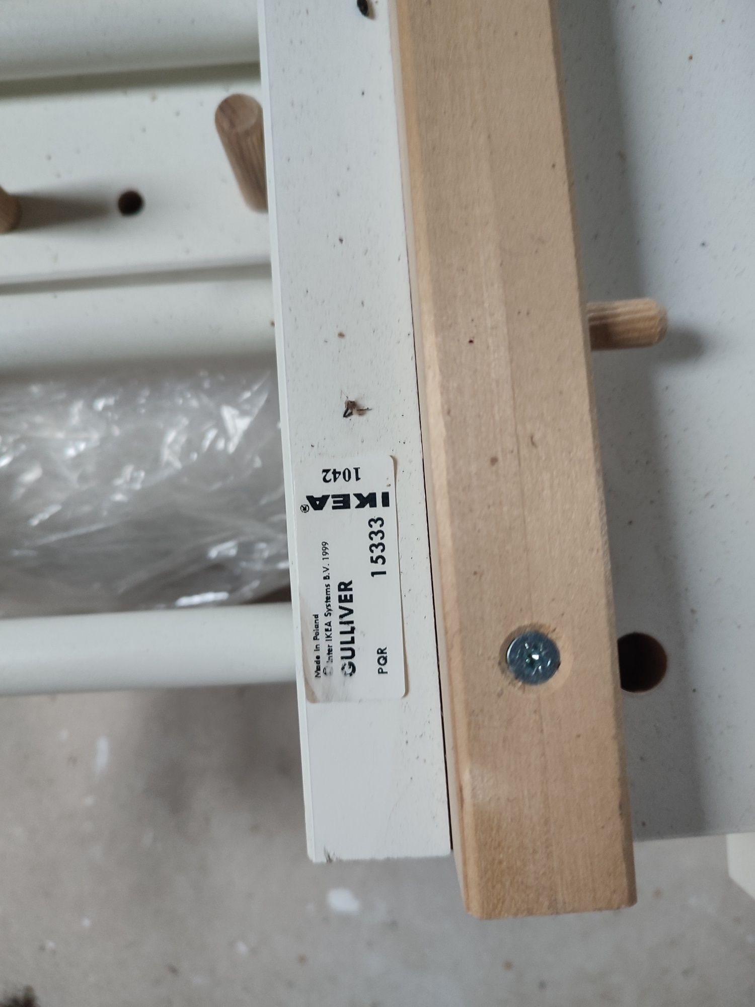 Łóżko dziecięce gulliver Ikea 70x160 materac
