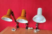 Lampa lampki biurkowe z czasów PRL Polam Wilkasy Pniewski Rudkiewicz