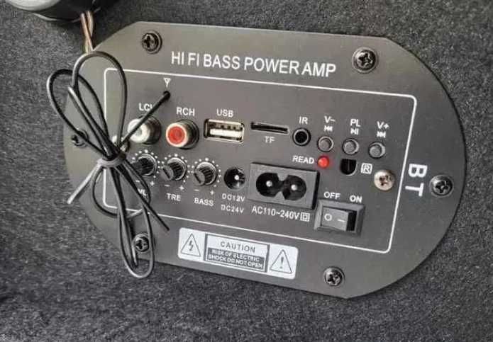 Колонка -сабуфер Активный сабвуфер бочка 1500 ват саббуфер в авто дома