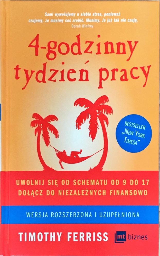 Książka „4-godzinny tydzień pracy”-Timothy Ferriss