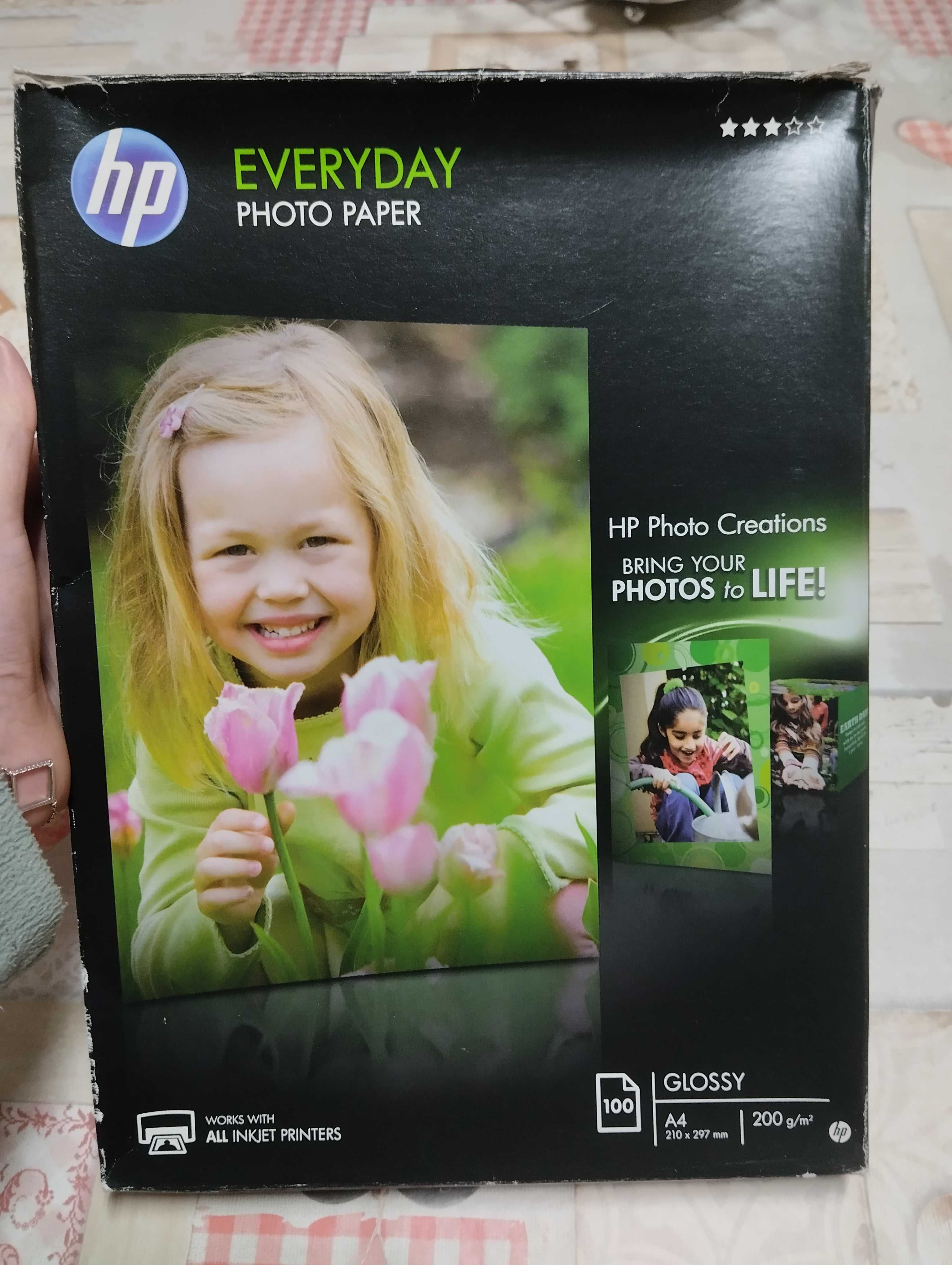 Papel de impressão de fotos HP